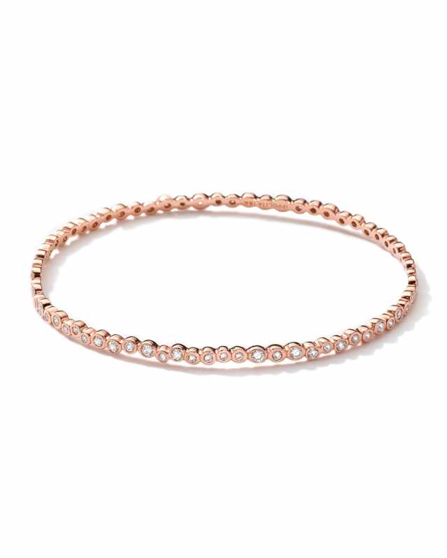18k Rose Gold Diamond Starlet Bangle